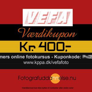 6 timers online fotokursus - VefaFoto
